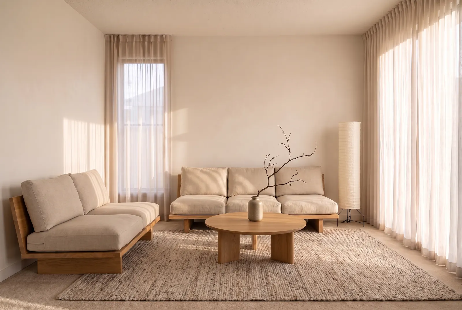 Japandi living room