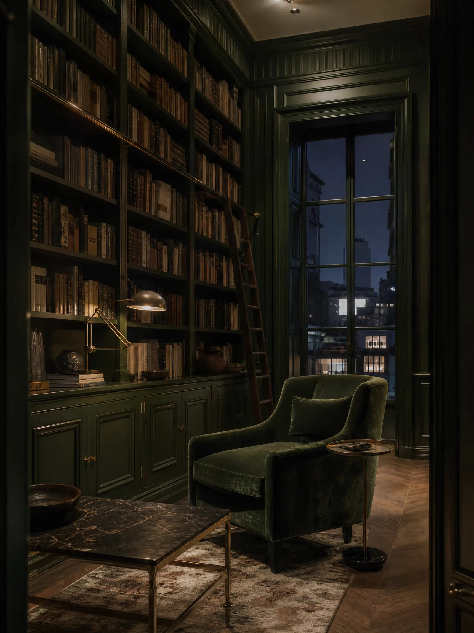 Classic Library Lounge